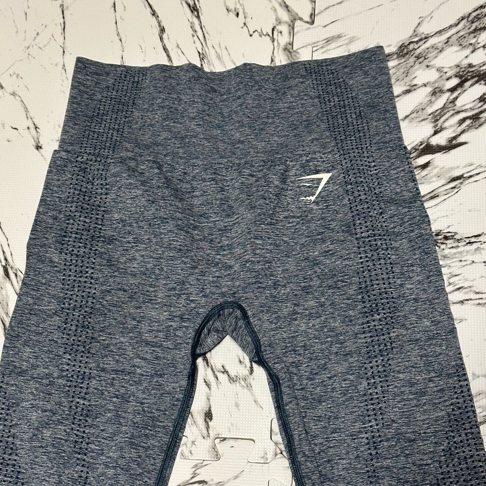 Gymshark Vital Seamless 2.0 Leggings - Light Blue- Small
